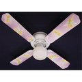 Lightitup Tinkerbell Fairy Purple Ceiling Fan 42 in. LI2543689